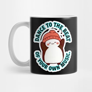 Groovenguin - Dance to the Beat of Your Own Music Mug